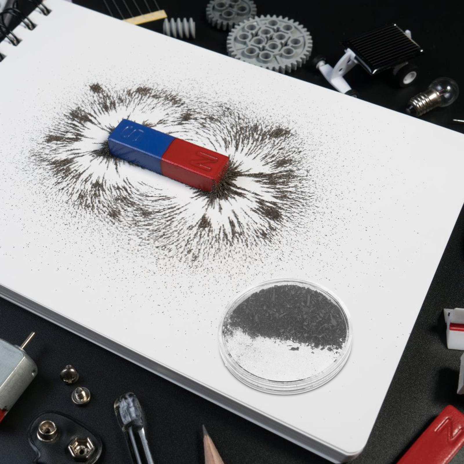 Magnetic Iron Powder Filings S - огляд і ціна Science Kit