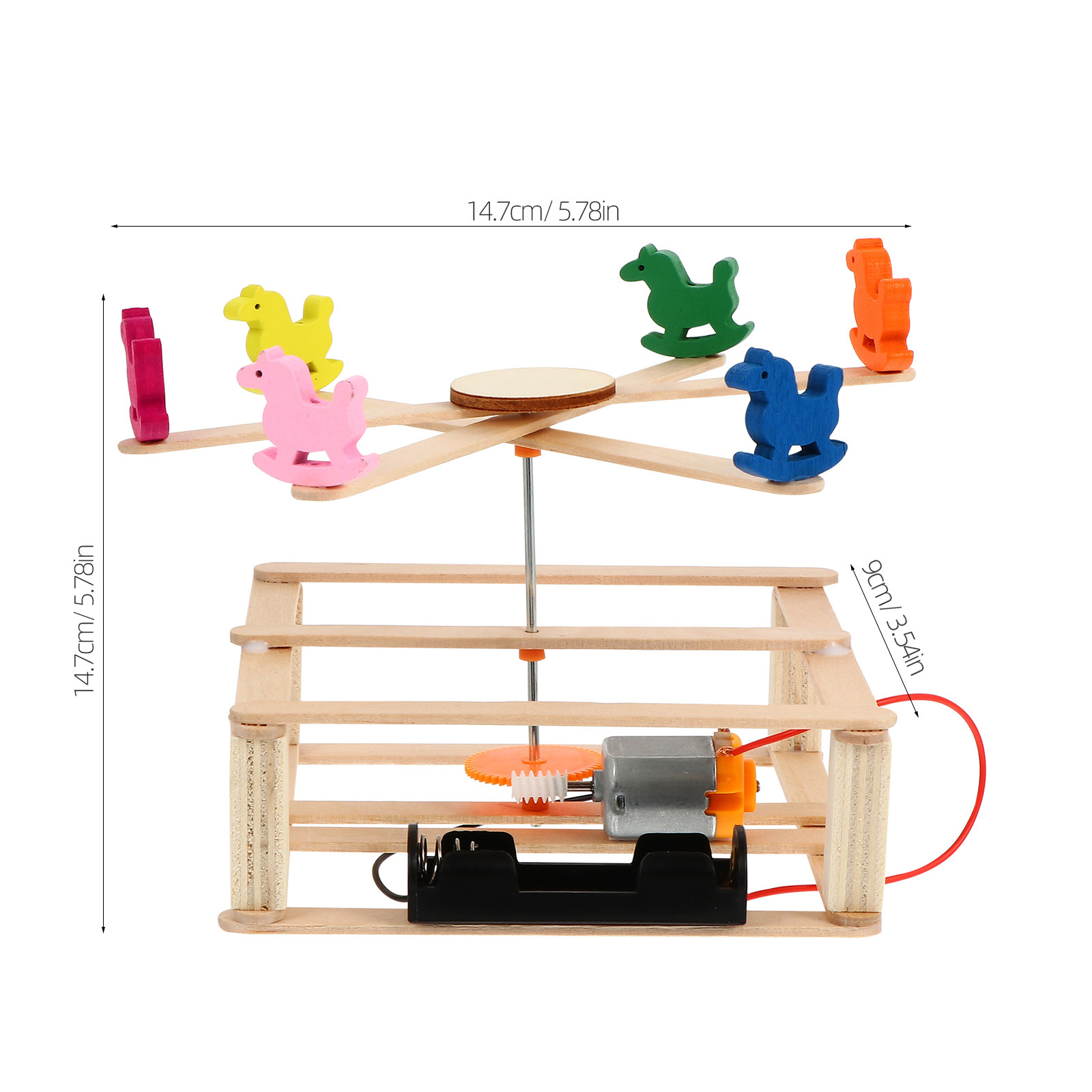1Set DIY Electric Merry-Go-Rou - огляд і ціна Science Kit